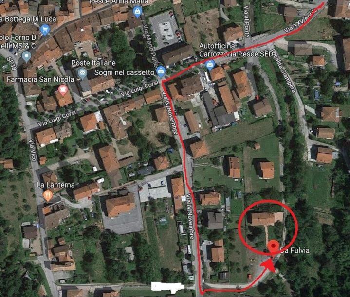 Da Fulvia Panzió Ollano Kültér fotó